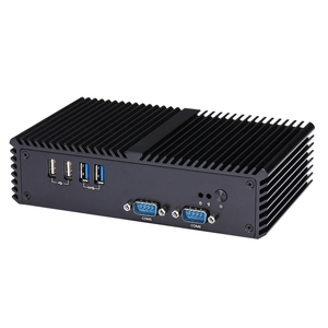 Qotom CPU Core i7 4500U Fanless Mini PC 6 COM 6 USB Robot Arm Embedded Industrial Computer PC - Product Image 2