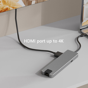 7 in 1 USB C yerleştirme istasyonu HDMI Ethernet adaptörü Hub ile 100W güç teslimat ve çift kart okuyucu - Product Image 3