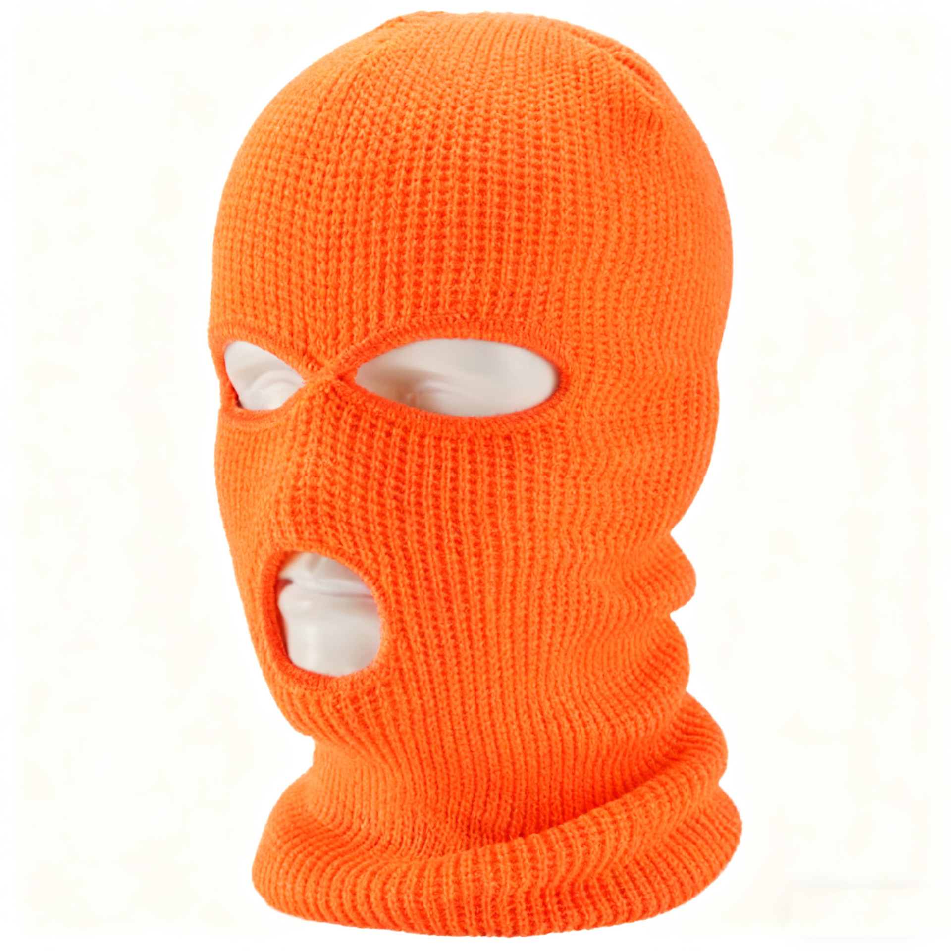 Three-hole fluorescent orange