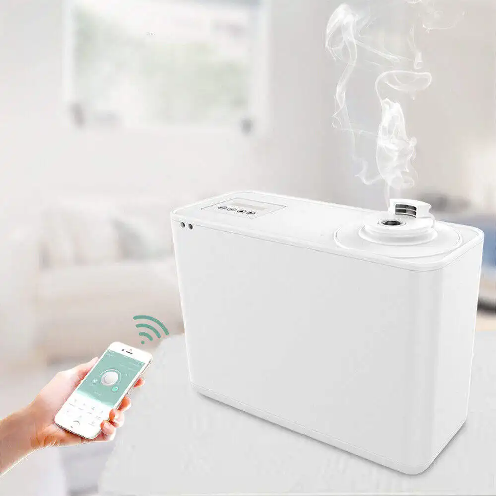 Difusor de Aroma controlado por Wifi, ambientador de alta calidad de área amplia, HVAC eléctrico, máquina de aromaterapia para toda la casa, 800ml