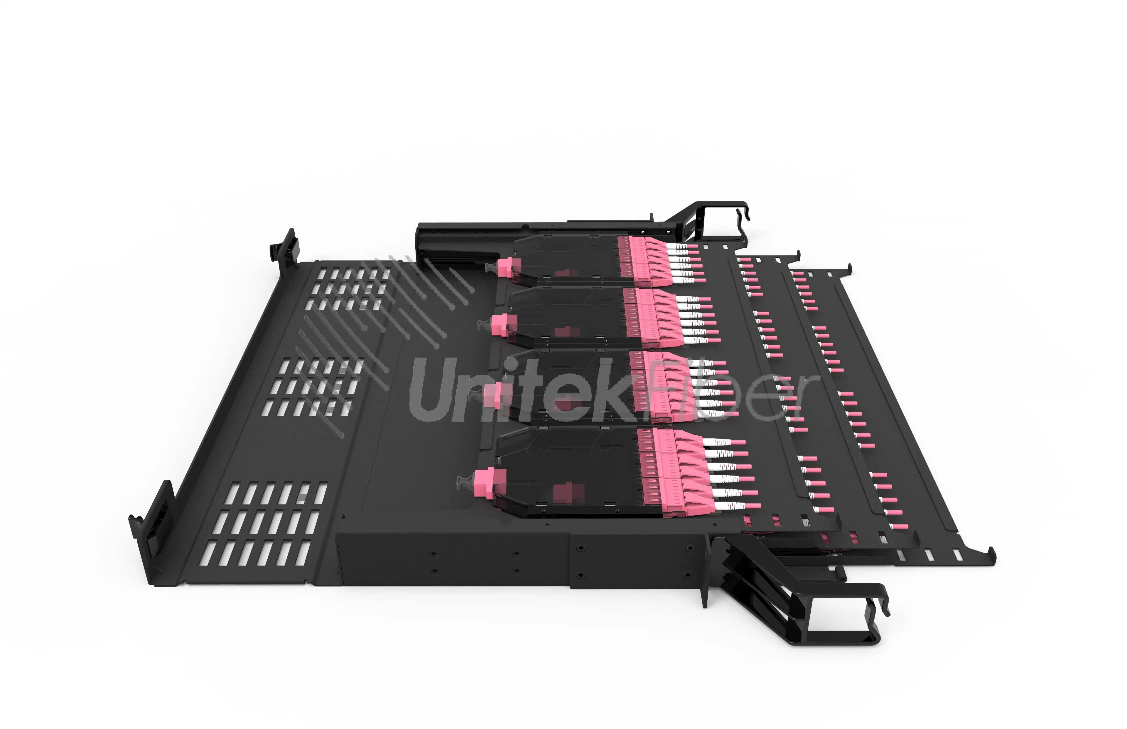 Prezzo a buon mercato 1U MPO MTP-LC 144 porte in fibra ottica patch panel 12 set MTP moduli 19 pollici ottica struttura di distribuzione