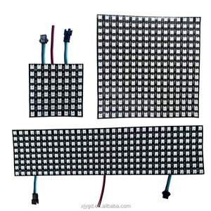 WS2812B RGB Flexibel 16x16 8x32 256Leds Pixel Panel Matrix Bildschirm LED-Modul WS2812 IC ECO Individuell adressierbar DC5V