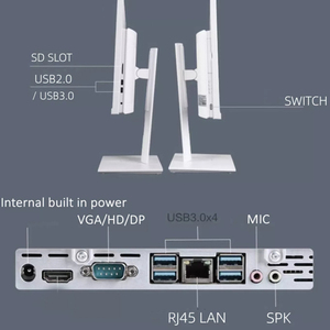Il nucleo del software hardware del computer di gioco 23.8 i7 utilizzava il set di computer da gioco per computer da gioco impostato all-in-one - Product Image 4