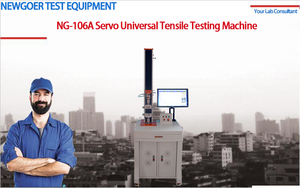 Máquina de prueba de resistencia a la tracción de eslinga de correas Servo Universal probador de tracción de tela textil - Product Image 5