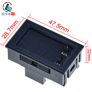 Termostato Digital W1209WK DC 12V/24V pantalla LED 10A salida de potencia Celsius/Fahrenheit instrumento de medición de temperatura - Product Image 2