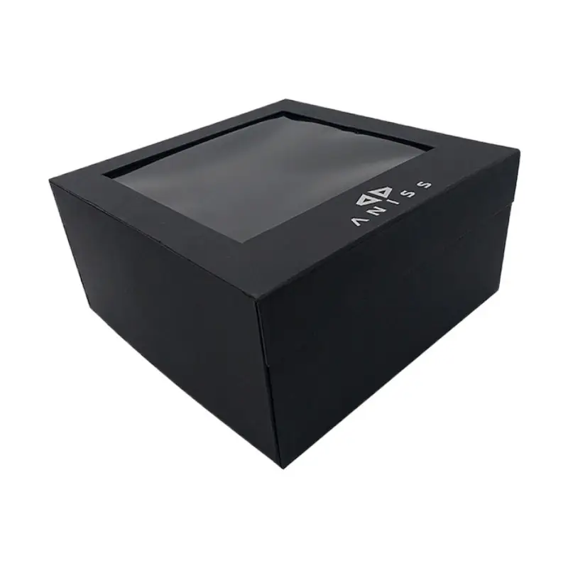 사용자 정의 보석 반지 LED 빛 나무 상자 럭셔리 선물 블랙 래커 나무 디스플레이 포장