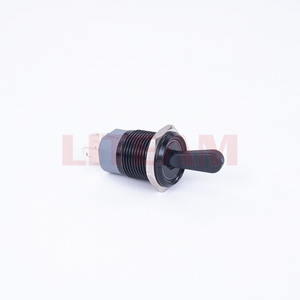 16MM LED Illuminated 3pins 15a 220v IP65 IP67 Toggle Switch with Short Handle <strong>On</strong>-off 2 <strong>Way</strong> 2 Position Metal Toggle Switches - Product Image 2