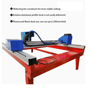 CNC-Plasmas chneide maschine mit profession eller Programmier software zum Schneiden von Kohlenstoffs tahl, Edelstahl