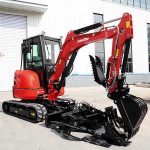 LEITE yeni kazıcı 3 Ton küçük paletli Mini kompakt ekskavatör Bagger ekleri ile fabrika doğrudan EPA motor sağlamak - Product Image 1