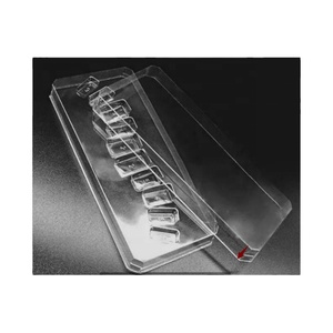 厂家定制高品质透明宠物塑料假指甲包装盒/定制指甲