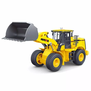 SJY-1552 <strong>1</strong>/16 Alloy <strong>RC</strong> Bulldozer <strong>Model</strong> 2.4G <strong>RC</strong> 11CH Alloy <strong>RC</strong> Loader Engineering Truck Engineering Vehicle for Kids As Gift - Product Image 2