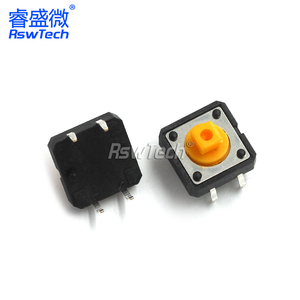 Micro Square Silicon Power Tactile Push Button Waterproof <strong>Switch</strong> With Rubber Plastic Rectangular Caps <strong>12x12</strong> Tactile <strong>Switch</strong> Cap - Product Image 5