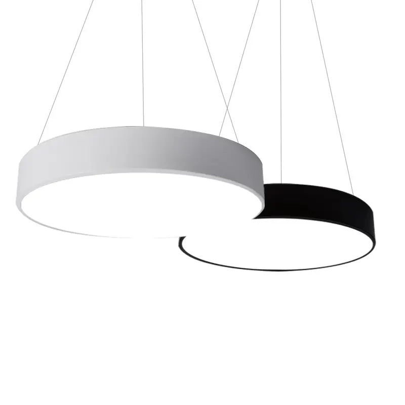 SAA 400mm 500mm 600mm 800mm lampada a sospensione a led, decorazione a cerchio rotondo lampadari moderni lampada a sospensione a Led per sala da pranzo