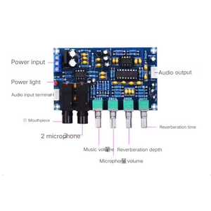 XH-M173 PT2399 Tonplatine Neueste Halleffekt-Karaoke OK Reverb-Verstärker Digitales Mikrofon-Verstärkerboard - Product Image 3