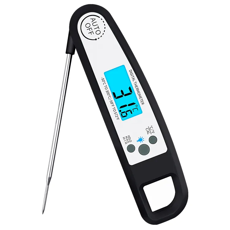 Цифровой термометр, водонепроницаемый уличный кухонный прибор для измерения температуры пищи и мяса, для барбекю