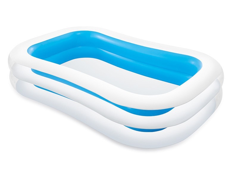 Piscina infantil familiar con respaldo