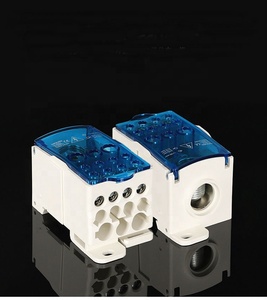 UKK 400A配电弹簧接线端子塑料Din导轨分配块，带螺钉端子 - Product Image 3