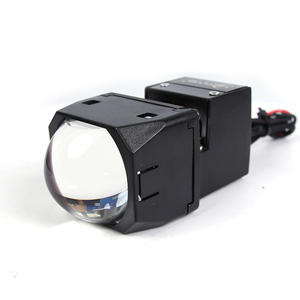 LED projektör yüksek düşük işın Mini 1.5 inç LED modülü Lens için araba için motosiklet matris Bi projektör Lens - Product Image 1