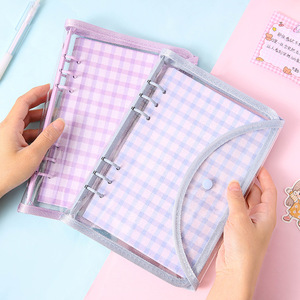 A5 Bound Transparent Hand Ledger Loose-leaf Disassembly Girl Heart Memo Book Cute <strong>Notebook</strong> - Product Image 4