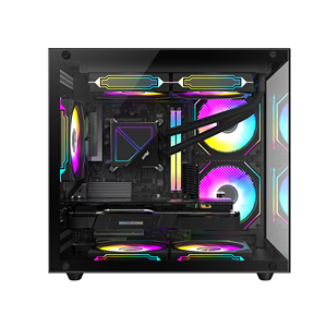 I5 3570 Quad הליבה של משחק קונסולת h61m + 16g ddr3 + 240 גרם מארז אקווריום פנורמי תומך בשדרוג לתצוגה ייעודית