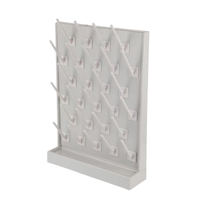 Phòng thí nghiệm thoát nước giá Pegboard <span class=keywords><strong>PEG</strong></span> Hội Đồng Quản Trị màu xám/đen/trắng PP phòng thí nghiệm khô giá Pegboard Hooks cho thủy tinh - Product Image 1