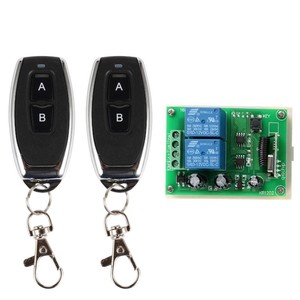 ユニバーサルワイヤレスリモートコントロールスイッチDC12V 4CHリレーレシーバーモジュール、4チャンネルRFリモート433 Mhzトランスミッター付き - Product Image 5