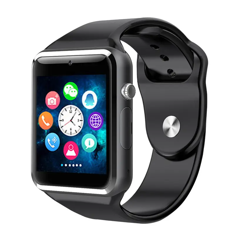गर्म A1 Smartwatch फोन मोबाइल घड़ी पुरुषों महिलाओं घड़ी नींद मॉनिटर A1 स्मार्ट घड़ी के साथ सिम कार्ड TF कार्ड
