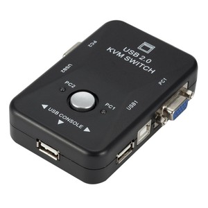 Hot Sale VGA USB <strong>KVM</strong> <strong>Switch</strong> 2-Port USB2.0 for Computer AutoController Keyboard Mouse Printer Monitor/<strong>KVM</strong> <strong>Switches</strong>