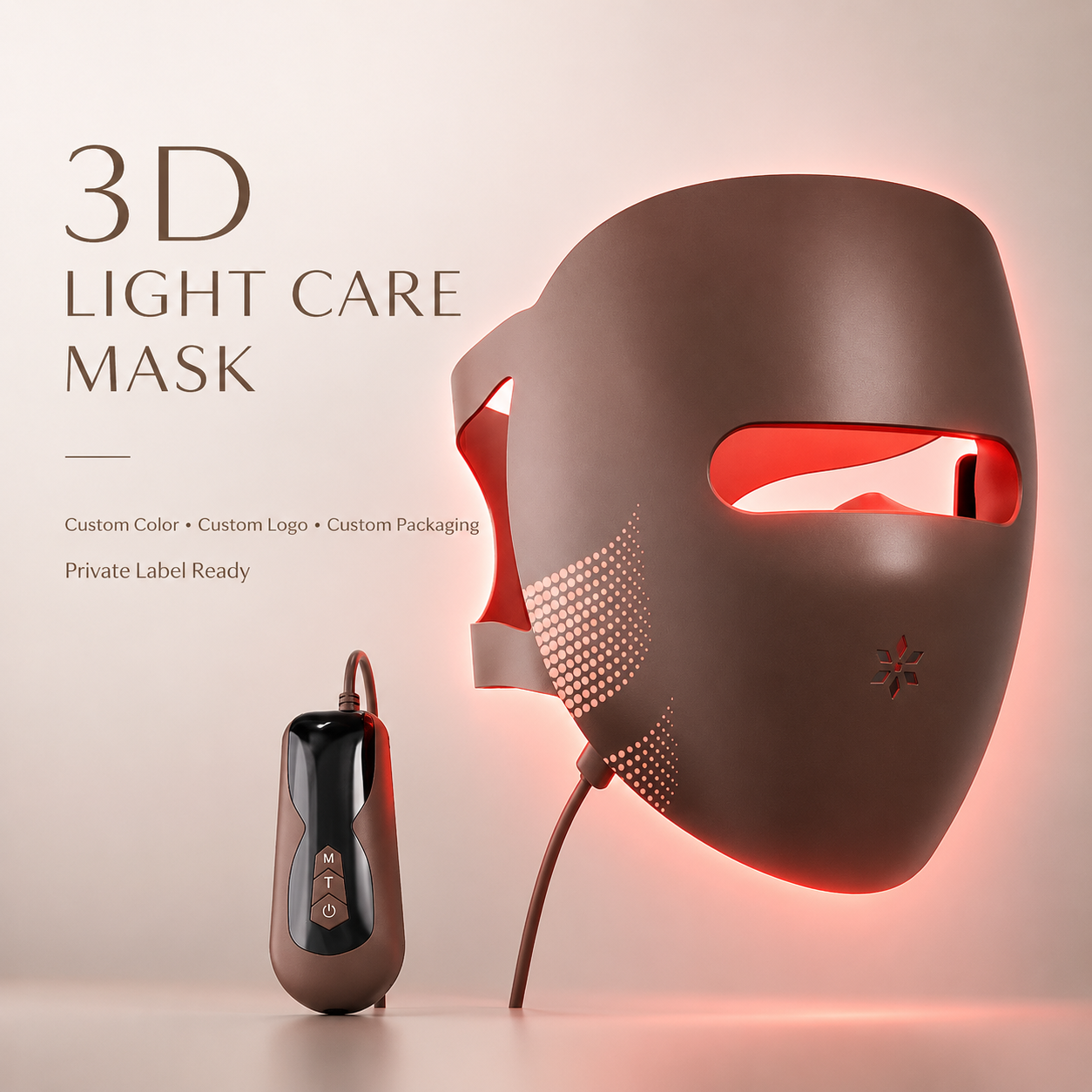 3D Mask Brown