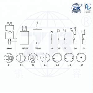 <strong>Capacitor</strong> <strong>400v</strong> <strong>12uf</strong> for ac / motor of cbb60 run CE listed polypropylene <strong>film</strong> capacitor zr  hailida - Product Image 3