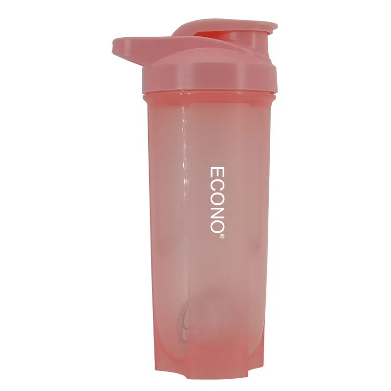 Botella de agua de fitness de alta calidad para gimnasio, mezclador de agua clásico con vibración de proteínas, 700ml de fábrica, gran oferta