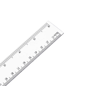 Özel esnek cetvel 30 cm 12 inç düz şeffaf plastik cetvel kiti öğrenci okul ofis için ambalaj ile ölçme aracı - Product Image 3