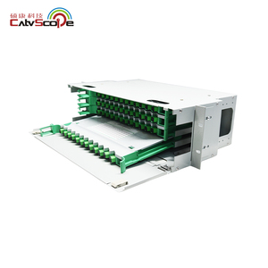 ODF FTTH Optical Distribution Frame 19 Inch Rack Mounted ODF 1U 2U 3U 24 48 96 Cores Fiber Optic <strong>Patch</strong> <strong>Panel</strong> - Product Image 2
