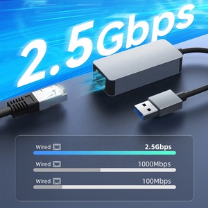 Neuer 2,5 Gbit/s USB 3.0 Typ C Gigabit-Ethernet-Adapter 2500 Mbit/s USB 3.0 zu RJ45 2,5G Kabel gebundener Netzwerk karten konverter Win Mac Laptop PC - Product Image 3
