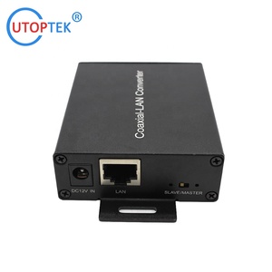 10/100Mbps 1-Port RJ45 to <strong>BNC</strong> EOC Ethernet Over Coaxial Extender 0~1.5km Range Power Supply DC12V (5.5*2.1) for IP Network - Product Image 4