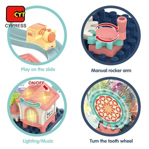 Plastik yapı taşı oyuncak kök parça yapı oyuncak eğitici oyuncaklar çocuk için - Product Image 4