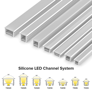 Neon burcu silika jel kaplama tüpü için WS2811 WS2812B SK6812 LED ışık şerit gömme ışık silikon kanal - Product Image 2