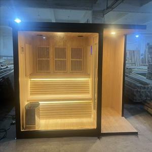 Kızılötesi ve açık geleneksel kombine Sauna odası 1 kişi kubbe duş kombinasyonu