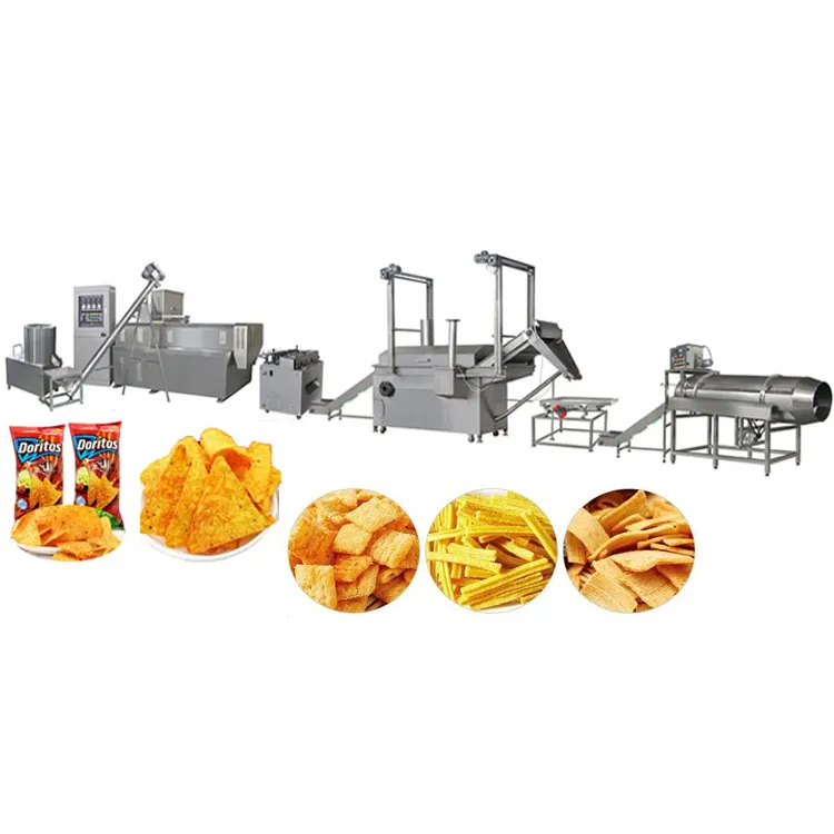 Linha de produção de tortilla chips doritos linha de produção