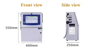 automatisches kontinuierliches sprühen cij tintenstrahl pet-flasche chargcode verfallsdatum codierungsmaschine drucker codierer - Product Image 2
