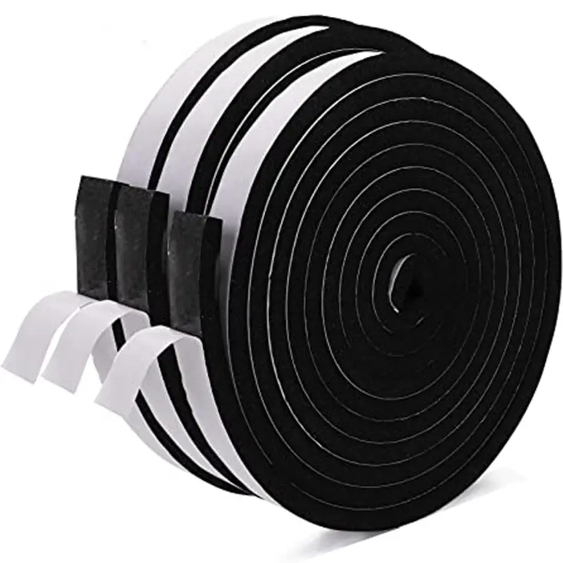 Hot sell weather stripping for door window gas stove air conditioning building material self adhesive foam Insulation tape