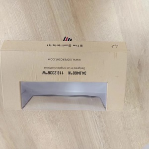 Flip Top PVC Transparent <strong>Window</strong> clear Rigid Cardboard Magnetic Closure <strong>Custom</strong> <strong>Display</strong> Gift <strong>Box</strong> <strong>with</strong> Tape Handle - Product Image 4