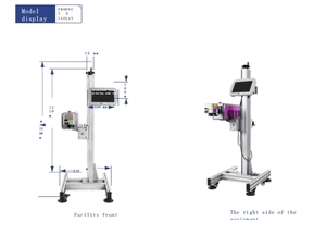 Linea di produzione volante 20W CO2 macchina per marcatura Laser data di scadenza Batch Code stampante Laser per sacchetti di plastica cavo PET bottiglia - Product Image 5