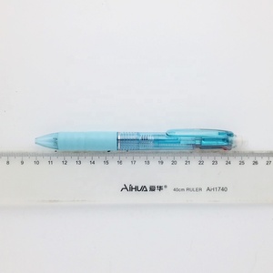 2 + 1 LOGO定制3入1多色促销油墨水2彩色圆珠笔，带铅笔和橡皮 - Product Image 5