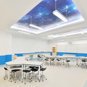 Studente del computer lab laboratorio scuola tavolo esagonale tavolo banco di lavoro - Product Image 4