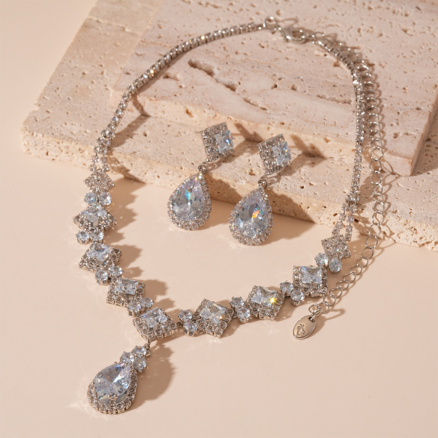 # Collier-argent (ensemble deux pièces)