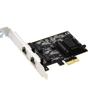 PCIe 3.0 2 Port 2.5G RJ45 ağ adaptörü Realtek 8125B çift bağlantı RJ45 2.5 Gigabit PCIe X1 LAN NIC Ethernet kartı - Product Image 1