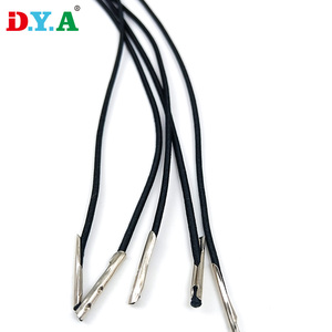 カスタマイズ仕様シルバー弾性有刺鉄線コードストレッチループバンドメタルエンドDIY用 - Product Image 4