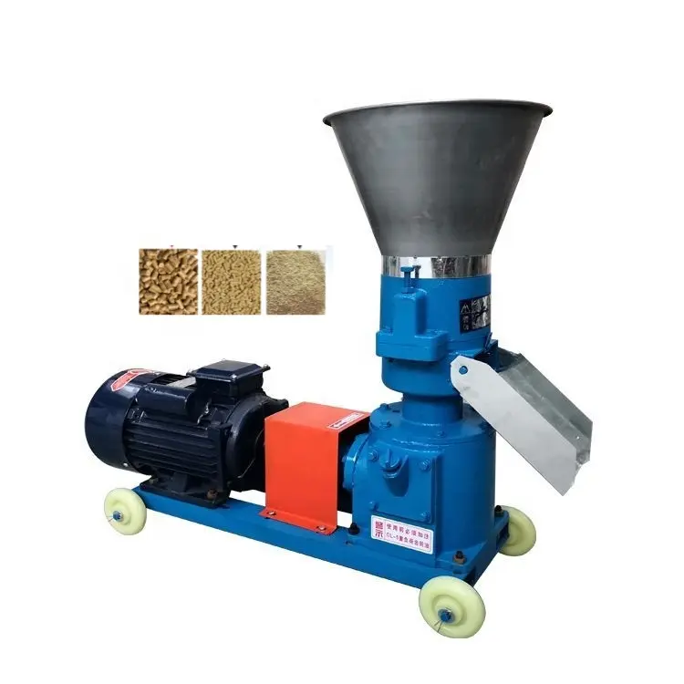 Máquina de pellets de cáscara de cacahuete de Palma máquina de pellets de madera de biomasa de paja de tallo de cáscara de arroz para combustible