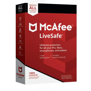 PC/MAC-Code 1 Jahr Unbegrenzte McAfee-Computer-Antivirus-Software LiveS afe Weltweit Kostenlose Versand kosten - Product Image 1